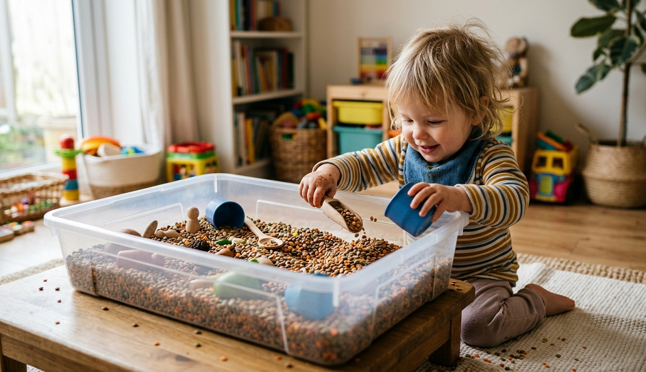 Creative Sensory Bin Bases That Aren’t Rice