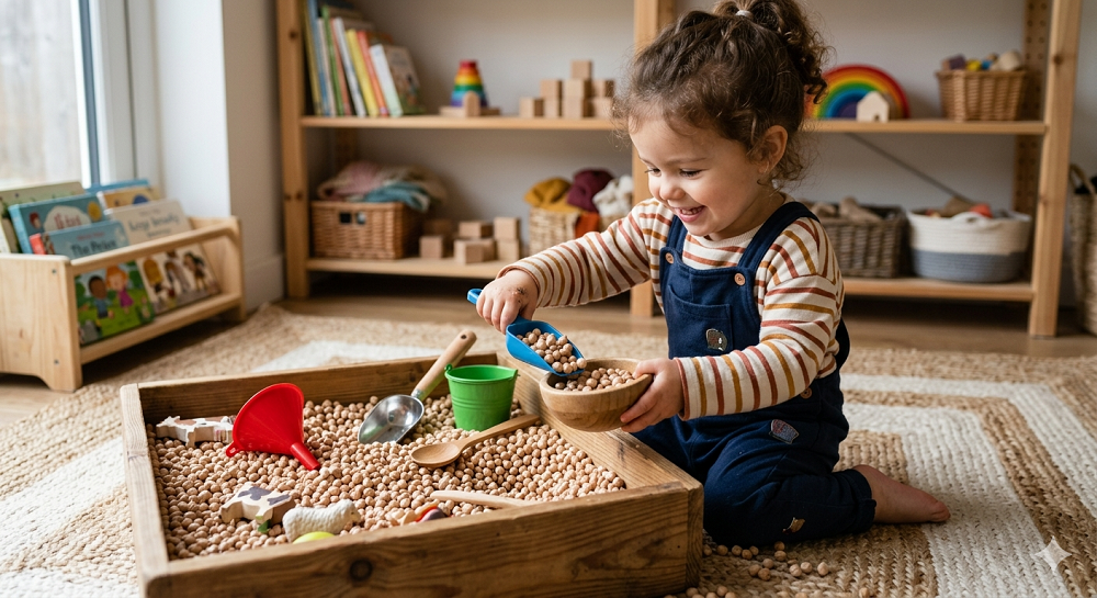 Creative Sensory Bin Bases That Aren’t Rice