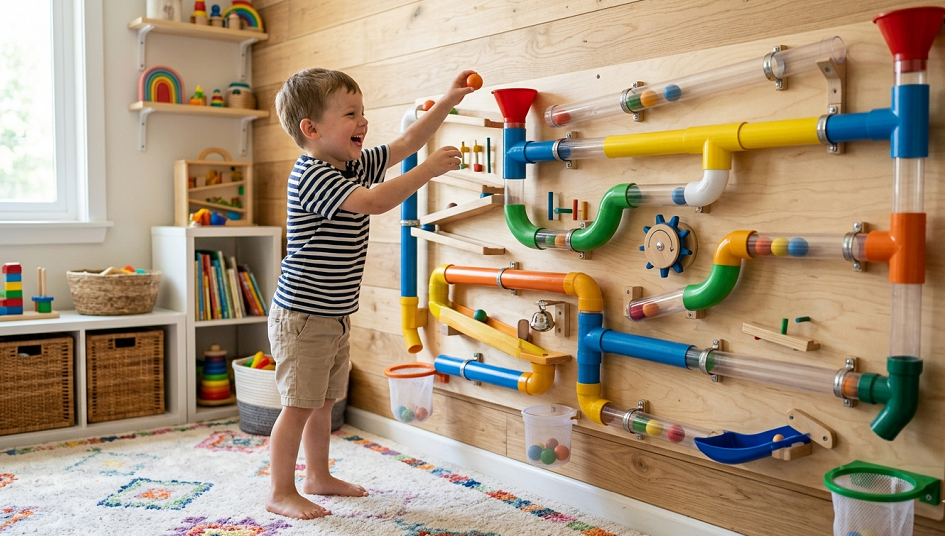 DIY Sensory Wall Ideas for Toddlers to Build at Home