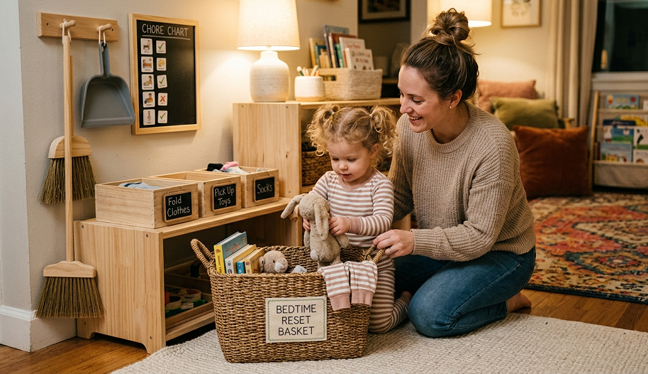 Montessori-Style Chore Stations to Stop Power Struggles