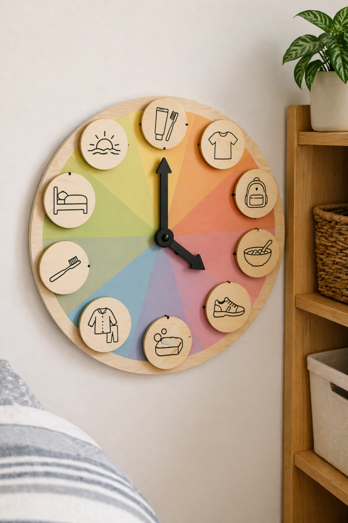 DIY Visual Routine Charts to End Morning & Bedtime Power Struggles