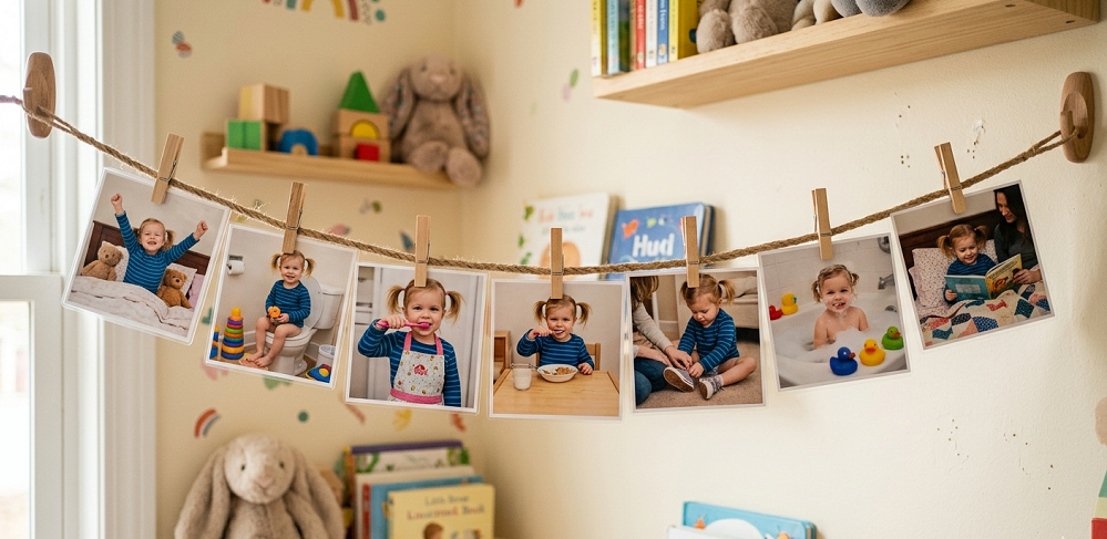 DIY Visual Routine Charts to End Morning & Bedtime Power Struggles