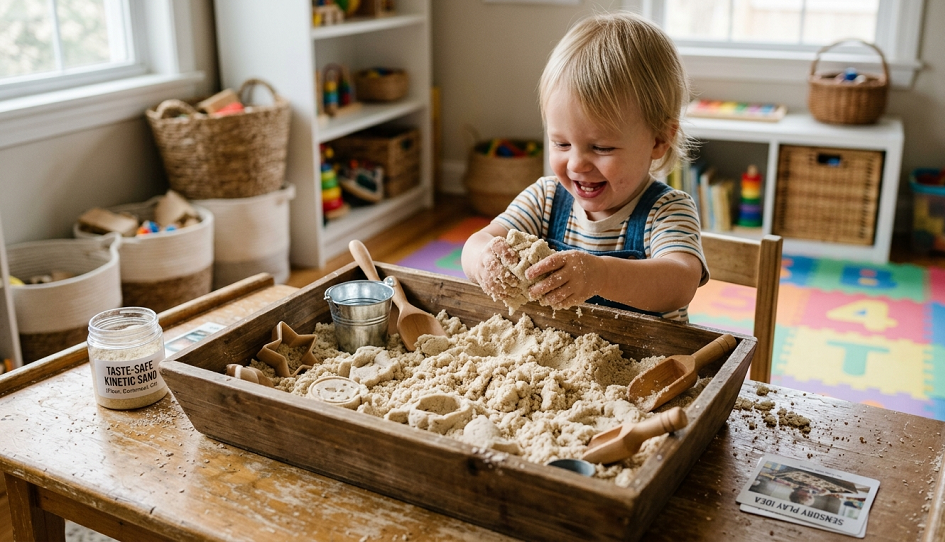 Taste-Safe Sensory Play Ideas for Toddlers Who Put Everything in Their Mouths