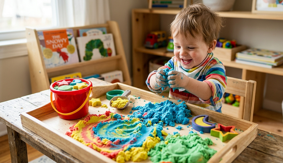 Taste-Safe Sensory Play Ideas for Toddlers Who Put Everything in Their Mouths