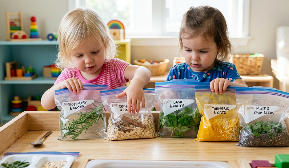 Taste-Safe Sensory Play Ideas for Toddlers Who Put Everything in Their Mouths
