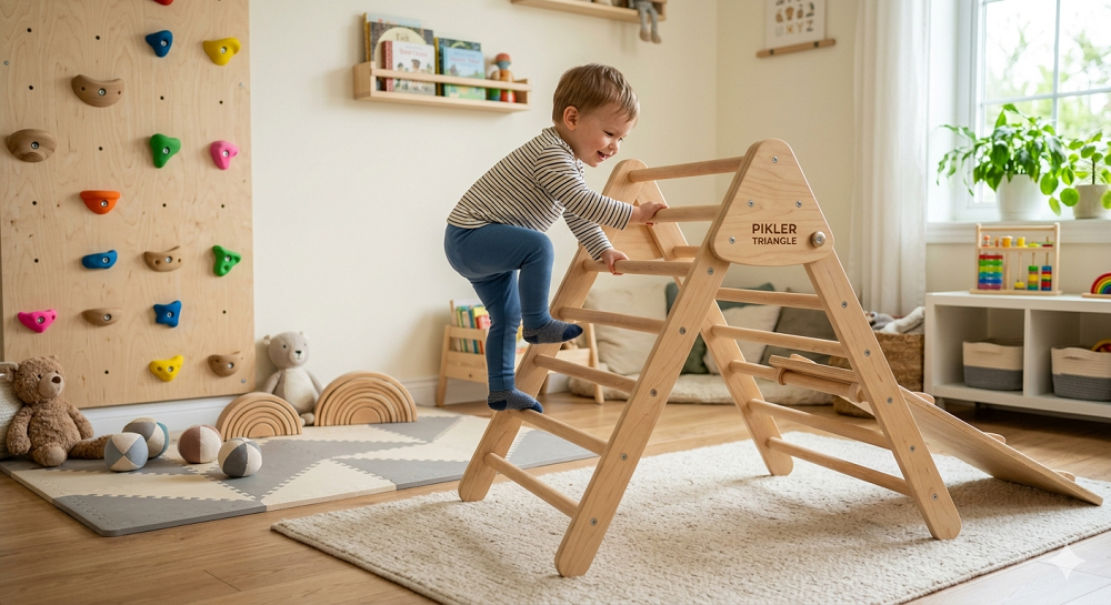 DIY Indoor Climbing Walls & Movement Zones for Energetic Toddlers