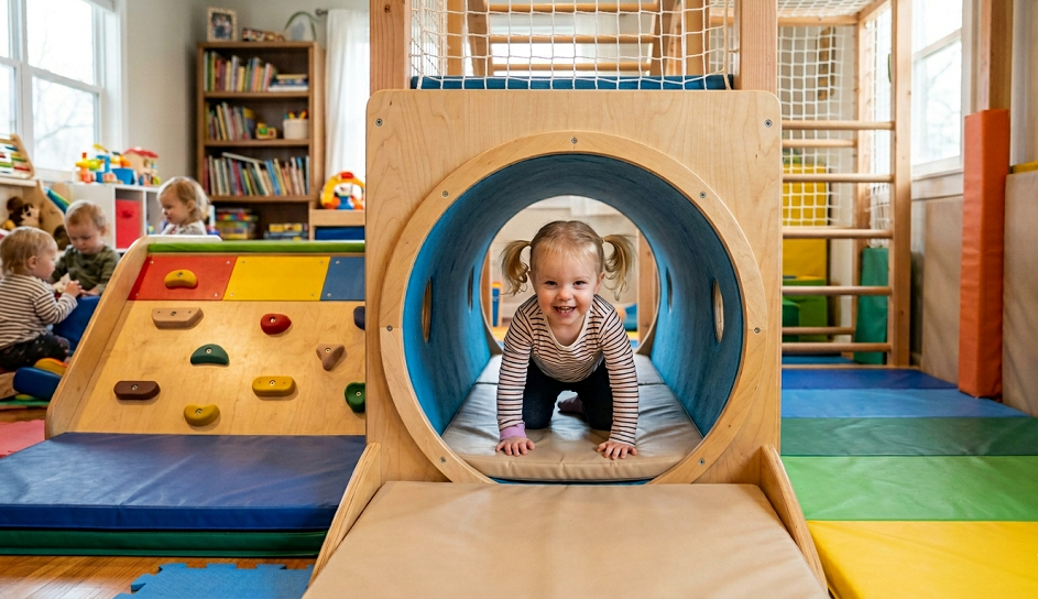 DIY Indoor Climbing Walls & Movement Zones for Energetic Toddlers